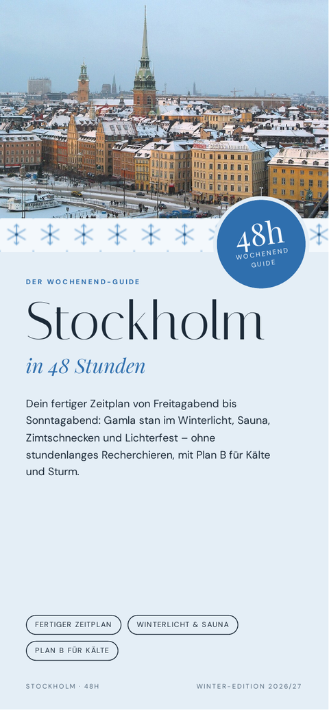 Cover des Guides Stockholm in 48 Stunden