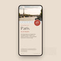 Cover des Reiseguides „Paris in 48 Stunden“ im Handyformat