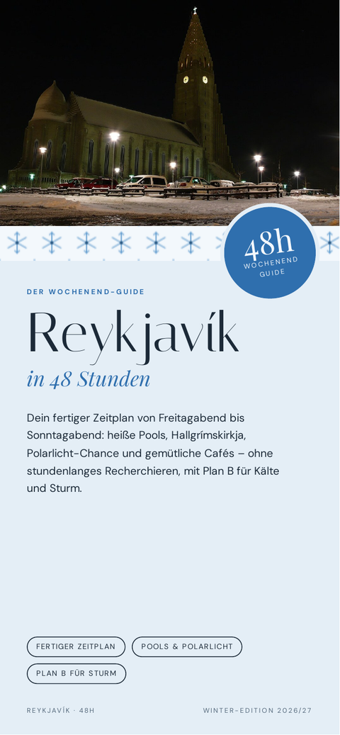 Cover des Guides Reykjavík in 48 Stunden