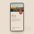 Cover des Reiseguides „Rom in 48 Stunden“ im Handyformat