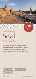 Cover des Reiseguides „Sevilla in 48 Stunden“ im Handyformat
